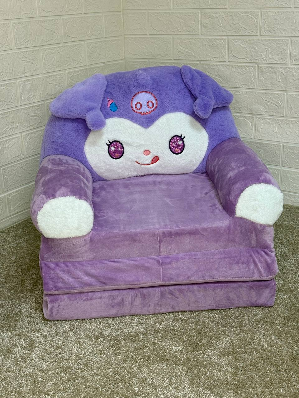М'яке дитяче крісло плюшеве Куромі безкаркасне (1new34556)