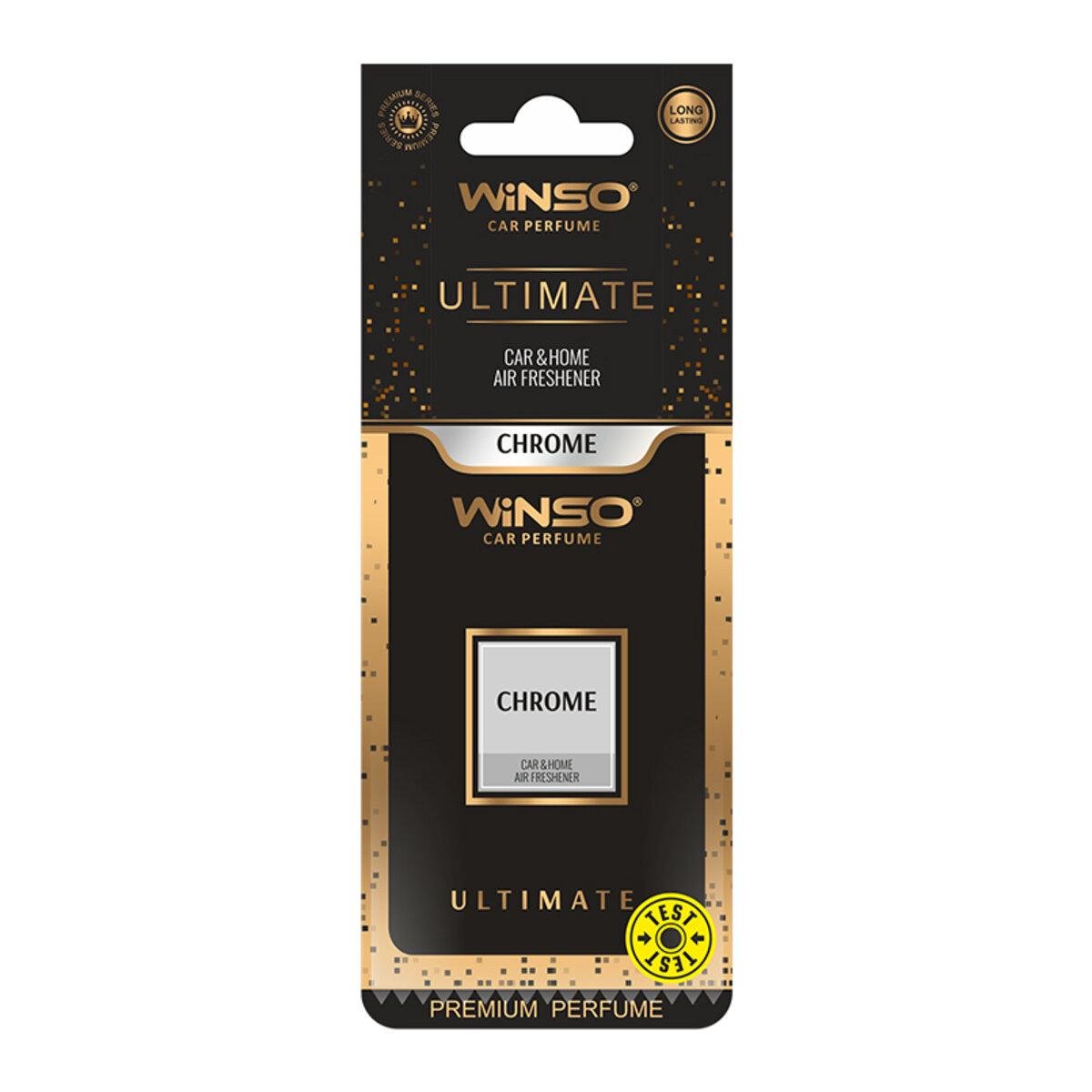Ароматизатор Winso Ultimate Card Chrome (7168)