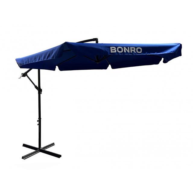 Зонтик садовый с наклоном Bonro B-7218 6 спиц 3 м Синий (2577414401)