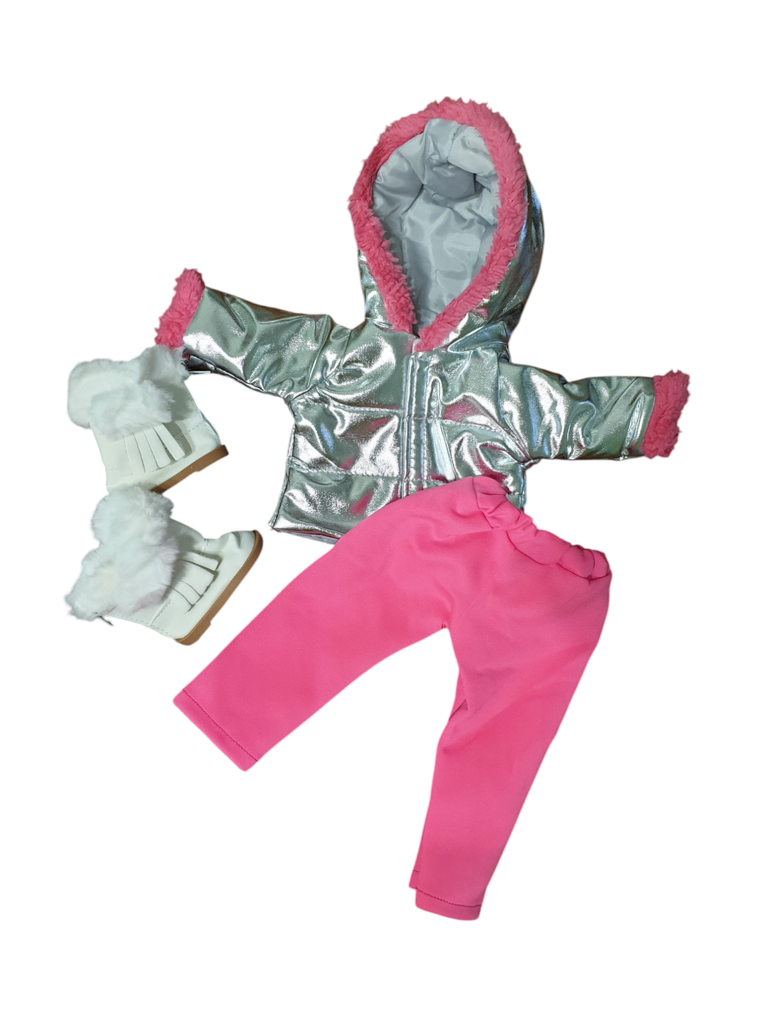 Одежда для куклы Baby Born зимний 40-43 см Серебристый (8857/8698)