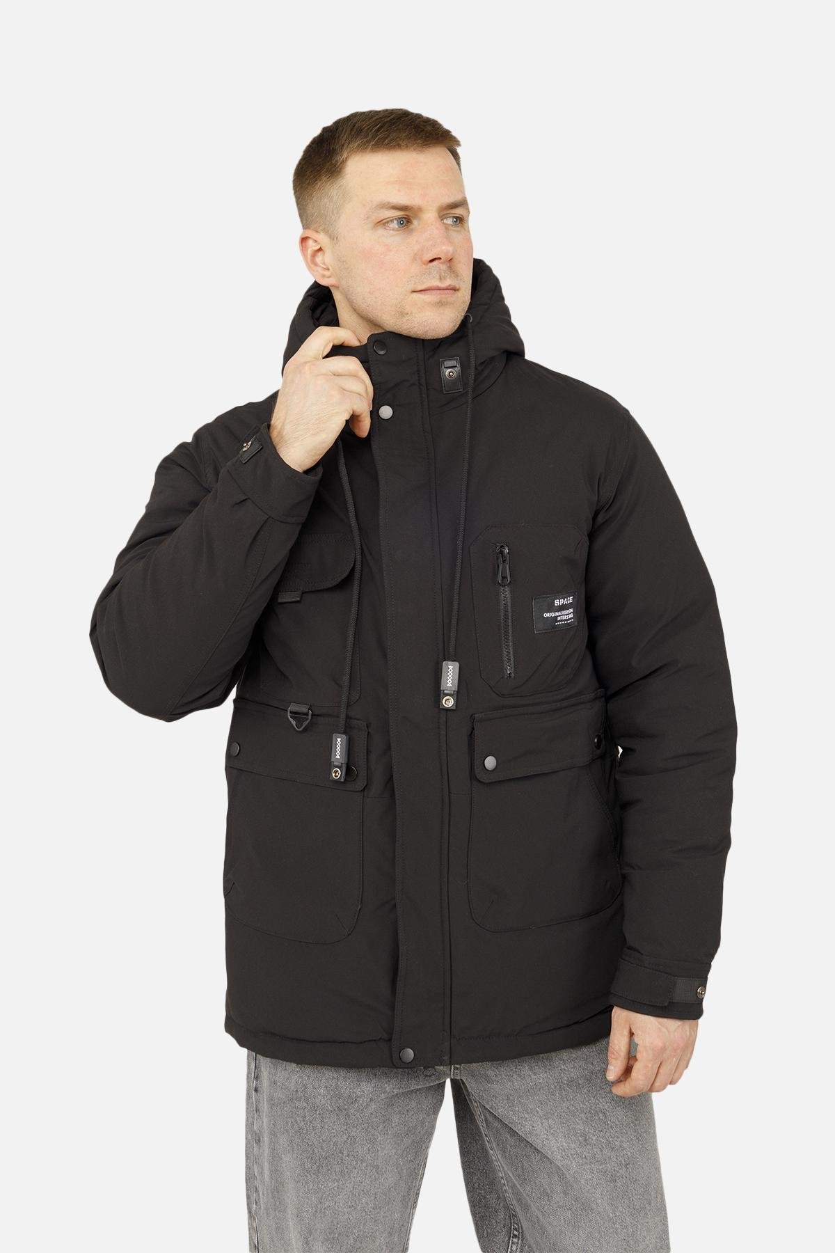 Куртка чоловіча ЦБ-00254604 р. 54 Чорний (28422104)