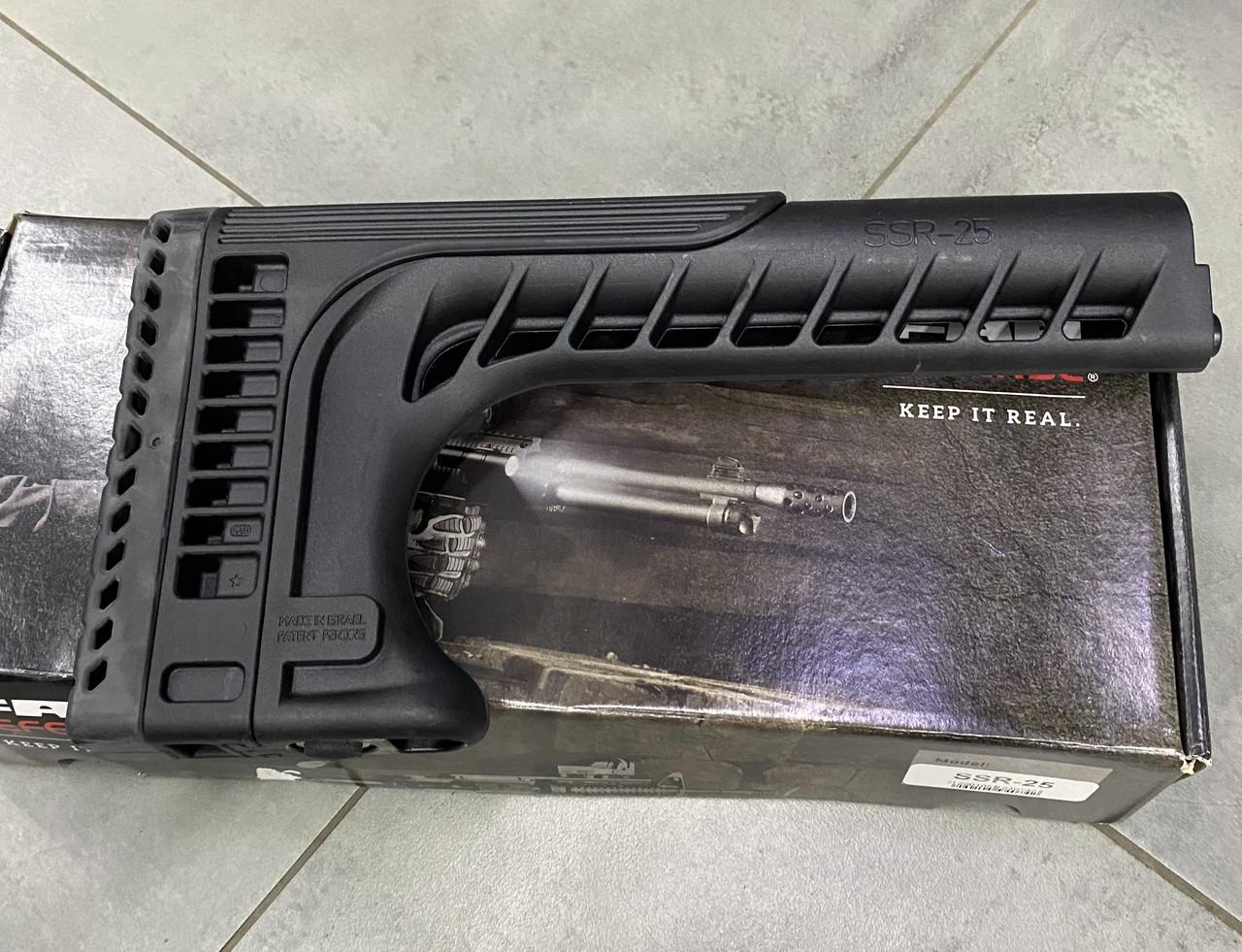 Пример FAB Defense SSR-25 с регулируемой щекой и подзатыльником для М16 Черный (fx-ssr25) - фото 4 Пример FAB Defense SSR-25 с регулируемой щекой и подзатыльником для М16 Черный (fx-ssr25) - фото 4