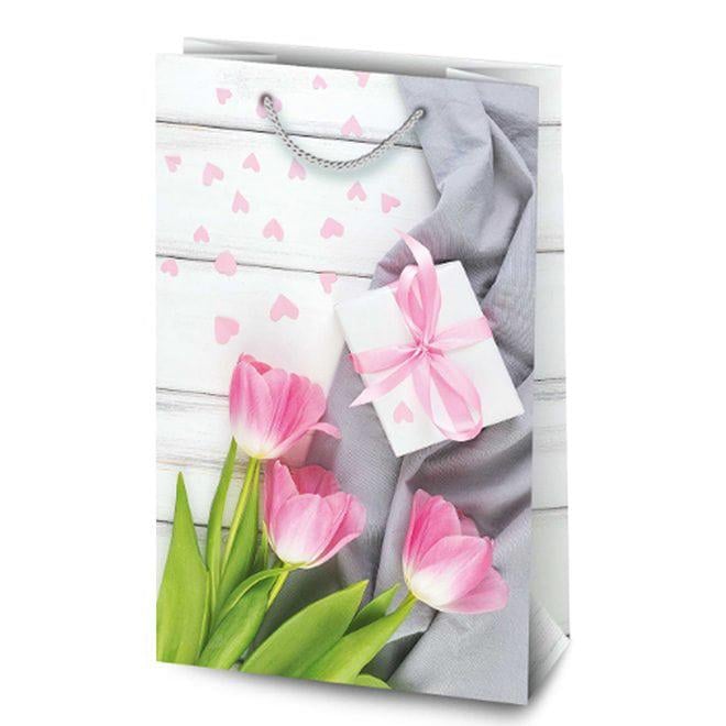 Пакет подарунковий Flora 11,1х5,4х17,3 см 10 шт. (7960) - фото 2