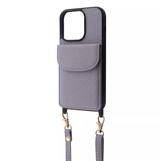 Чехол-накладка для телефона WAVE Leather Pocket Case - iPhone 13 Pro Max light purple (460180008)