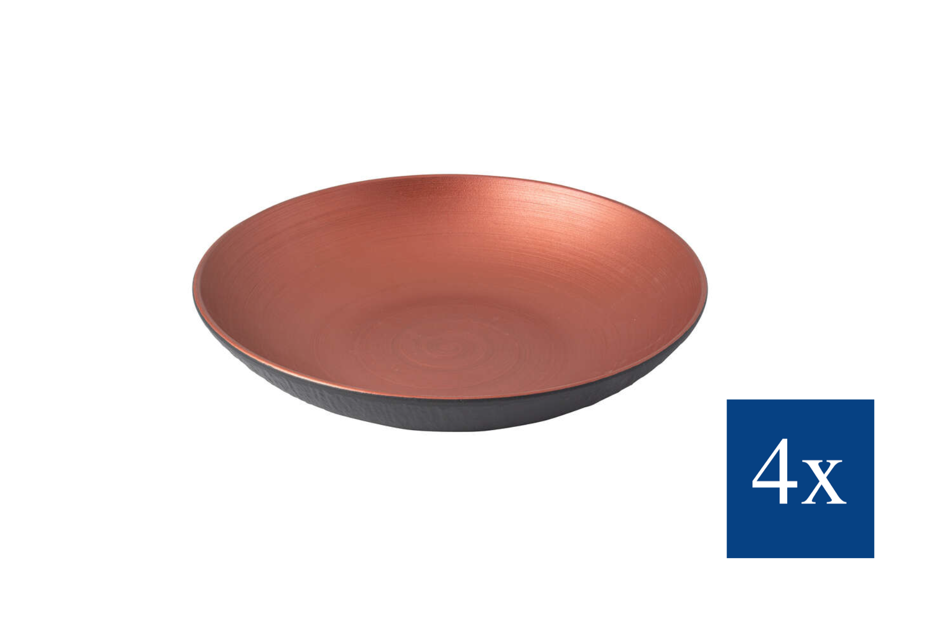 Набор глубоких тарелок Villeroy & Boch Manufacture Rock Glow Schale Ø24 см/430 мл 4 предмета (1042832536) - фото 3 Набор глубоких тарелок Villeroy & Boch Manufacture Rock Glow Schale Ø24 см/430 мл 4 предмета (1042832536) - фото 3