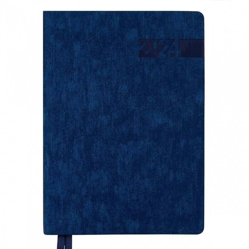 Щоденник датований Leo Planner Boss 2024 А5 368 стор. Синій (252417) - фото 1