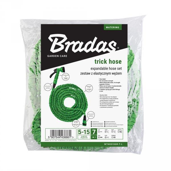 Шланг растягивающийся Bradas TRICK HOSE 10-30 м Зеленый (WTH1030GR-T-L) - фото 5