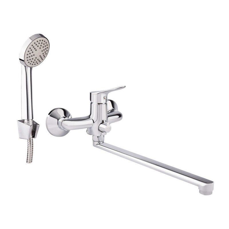 Смеситель для ванны Q-tap Loft QTLFTCRM005 однорычажный Хром (60304)