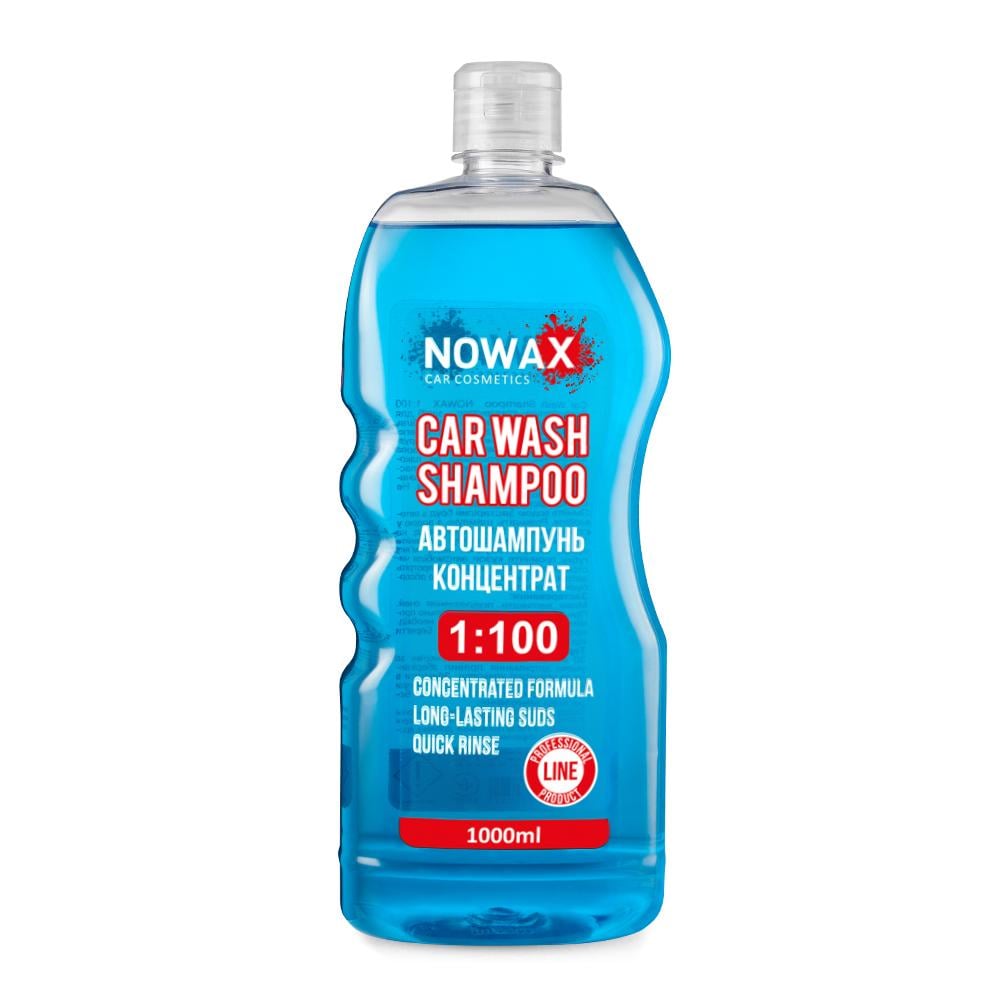 Автошампунь Nowax Car Wash Shampoo концентрат 1:100, 1л