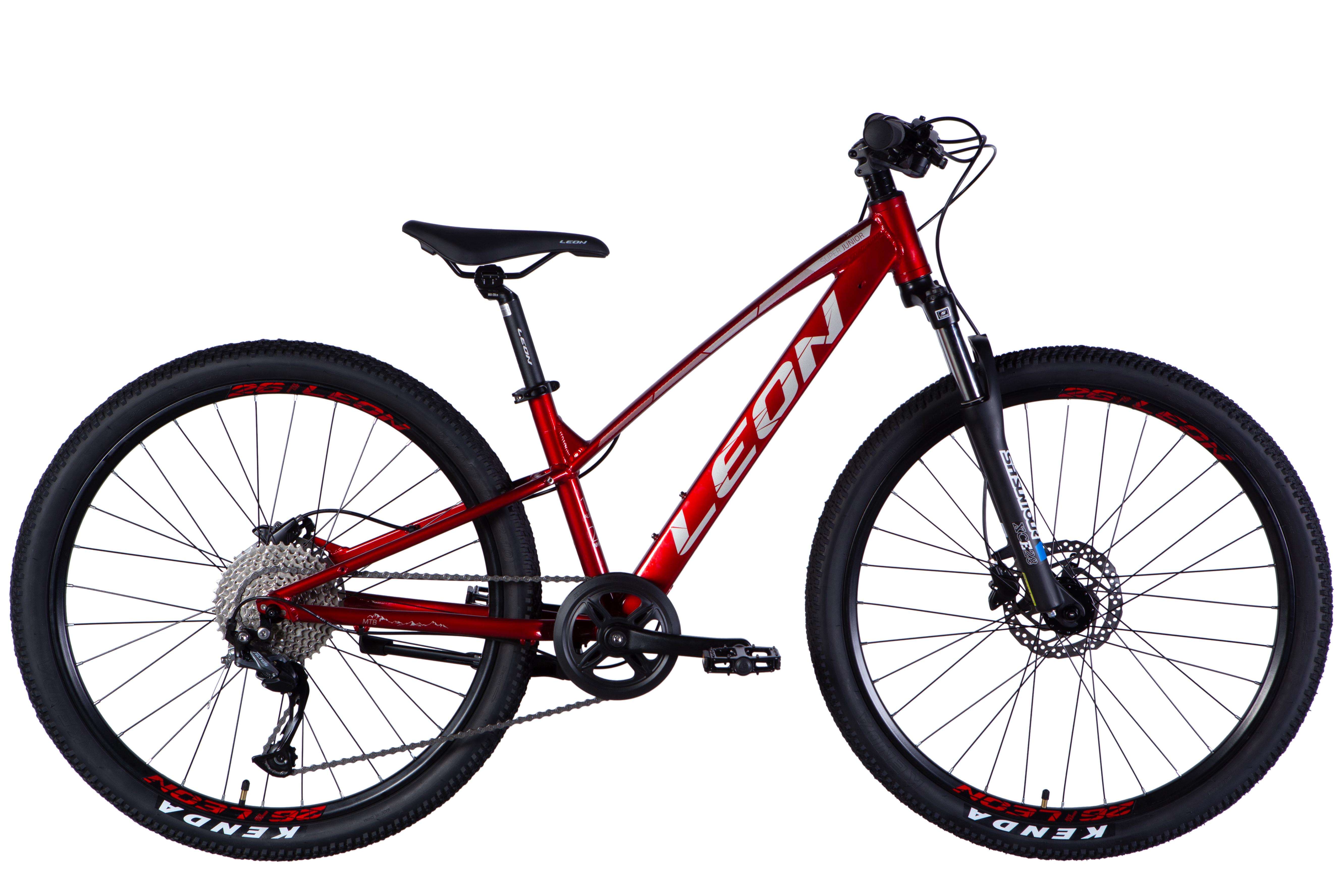 Велосипед Leon 2025 SUPER JUNIOR ADVENT HDD AL 26" рама 13" Червоний (OPS-LN-26-114) - фото 1