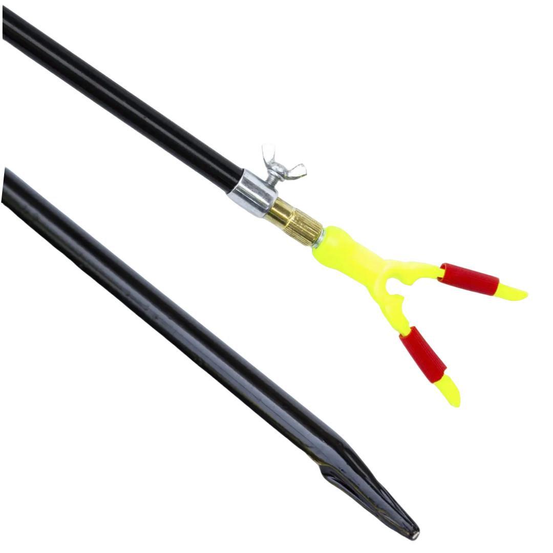 Подставка стойка для удилища телескопическая GLADIATOR ZJ01-150 алюминий 150 см Black/Yellow (GL6052) - фото 2