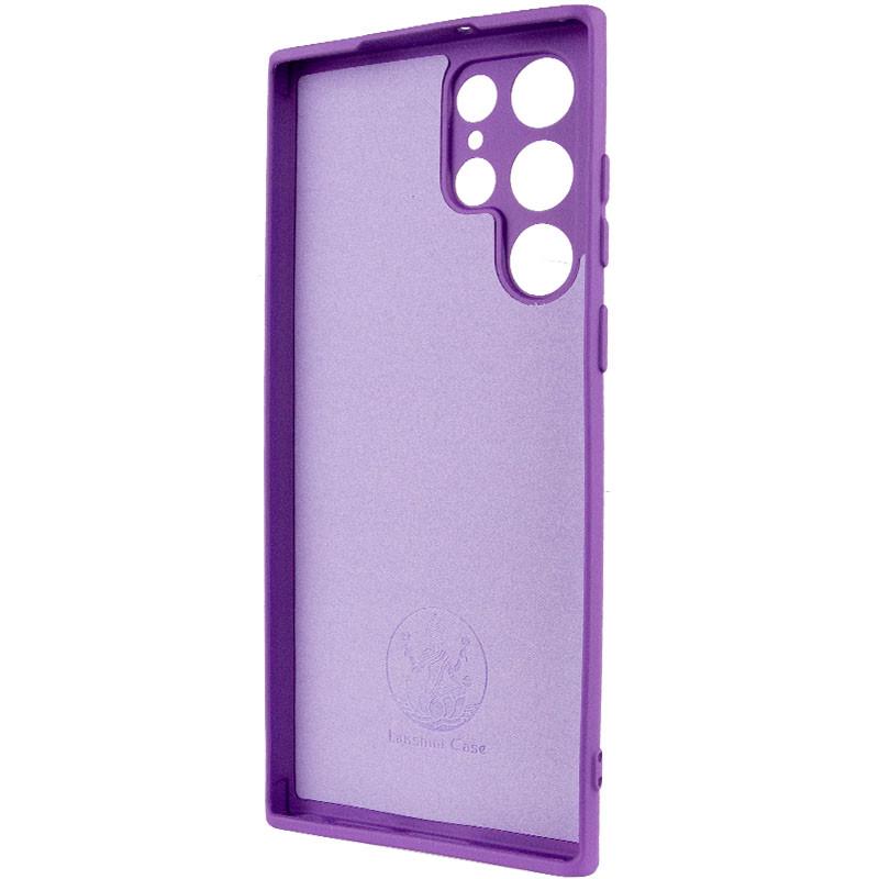 Противоударный Чехол Silicone Cover Lakshmi Full Camera (A) для Samsung Galaxy S22 Ultra Фиолетовый / Purple - фото 4