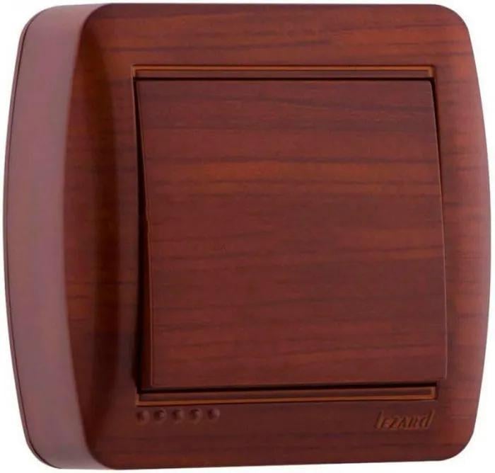 Кнопка звонка Lezard DEMET Античный Махагон (711-0500-103)