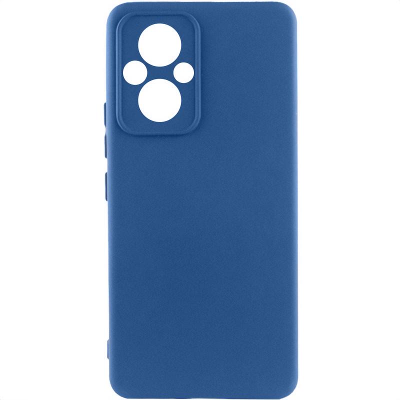 Противоударный чехол Silicone Cover Lakshmi Full Camera (AA) для Xiaomi Poco M5 синий