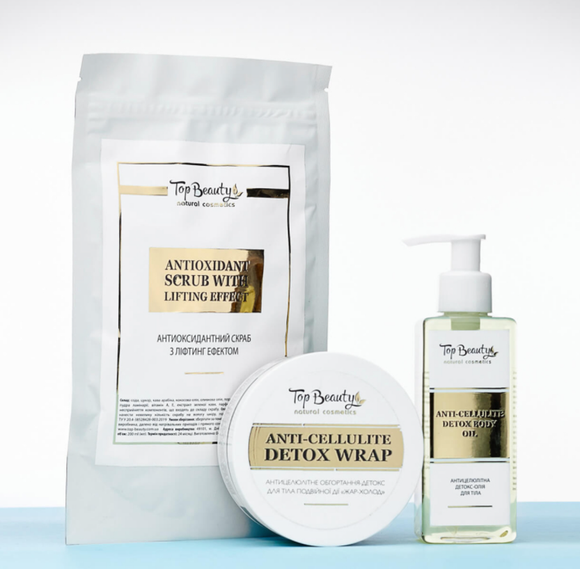 Набор Top Beauty Антицеллюлитное обертывание детокс (1734422040)