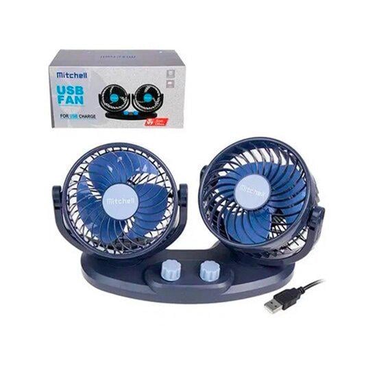 Вентилятор подвійний Vitol 5" HX-U901 5V USB (HX-U901)