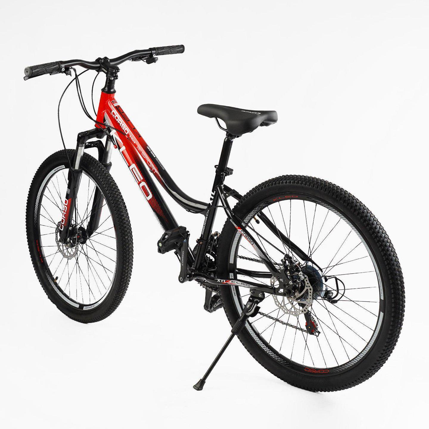 Велосипед горный Corso KLEO 26"/15" Черно-красный (593063083) - фото 3