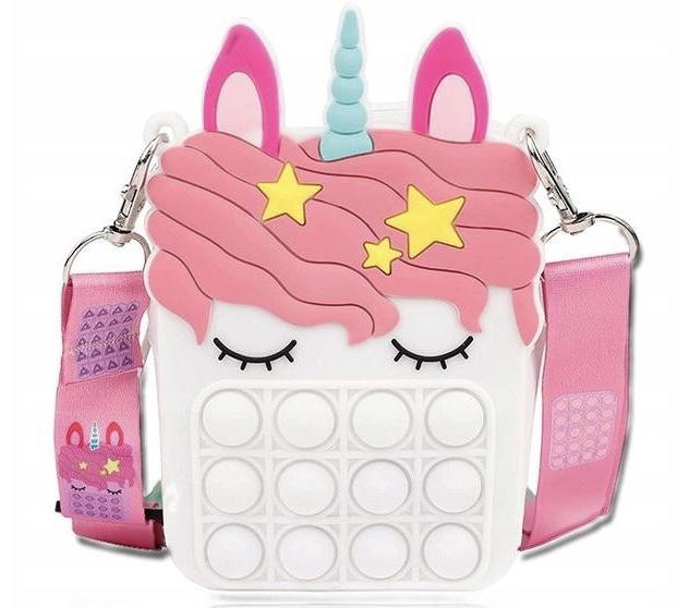 Сумочка Pop It Единорог антистресс Белый (a34b6b27)