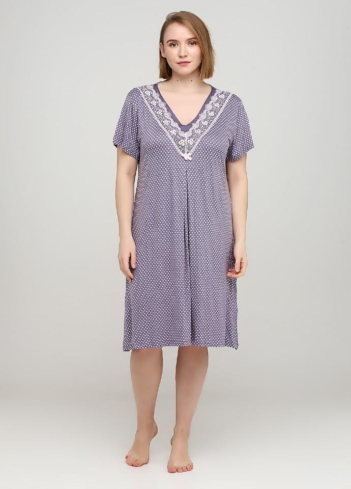 Ночная рубашка Cotpark 2XL Фиолетовый (13125) Ночная рубашка Cotpark 2XL Фиолетовый (13125)