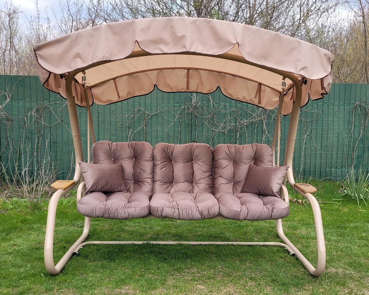 Садова гойдалка GreenGard Валенсія (Арт.051) - фото 4 Садова гойдалка GreenGard Валенсія (Арт.051) - фото 4