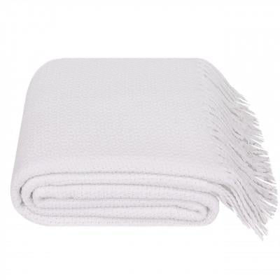 Плед Аура 140х200 см Белый