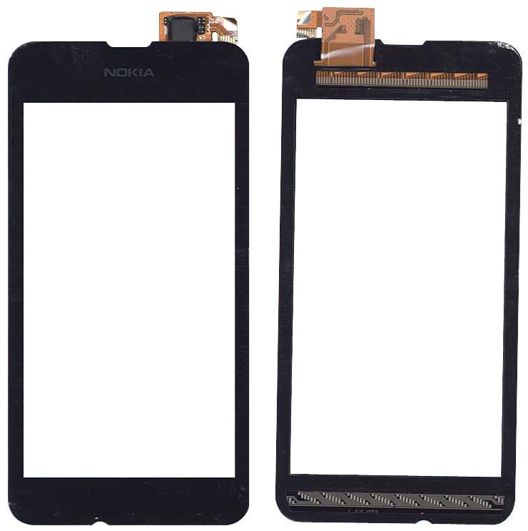 Тачскрин для смартфона Nokia Lumia 530 Черный
