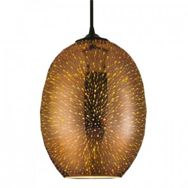 Светильник подвесной QUANTUM Е27 3D-эффект Медь Светильник подвесной QUANTUM Е27 3D-эффект Медь