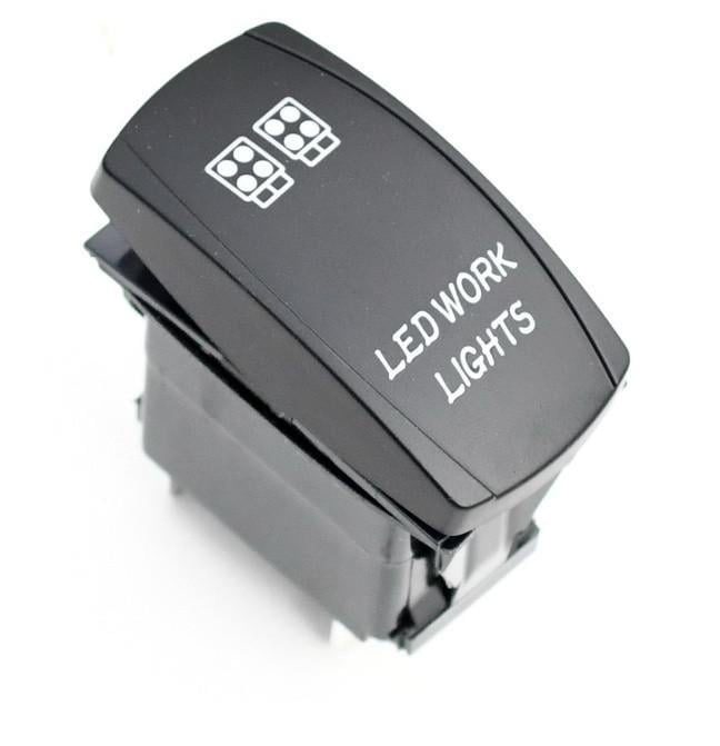Перемикач Rocket 5P On-Off Синій Led (1504253140) Перемикач Rocket 5P On-Off Синій Led (1504253140)