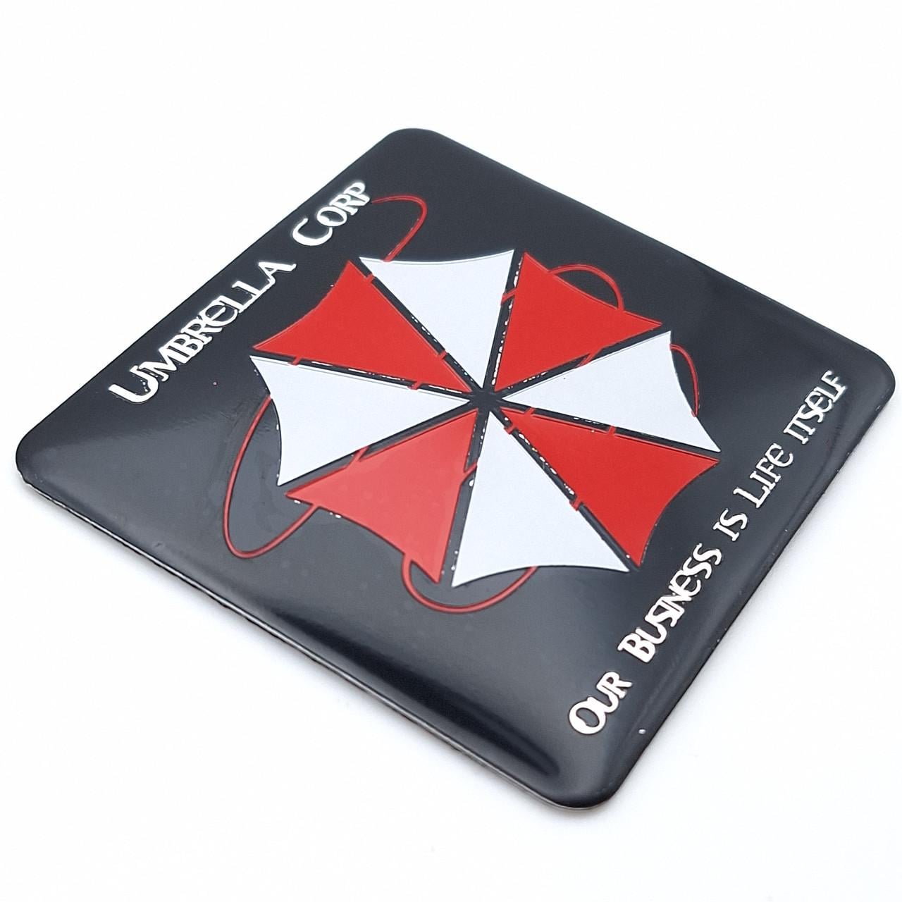 Эмблема алюминиевая Umbrella corp 5,5х5 см Черный (2390818055)