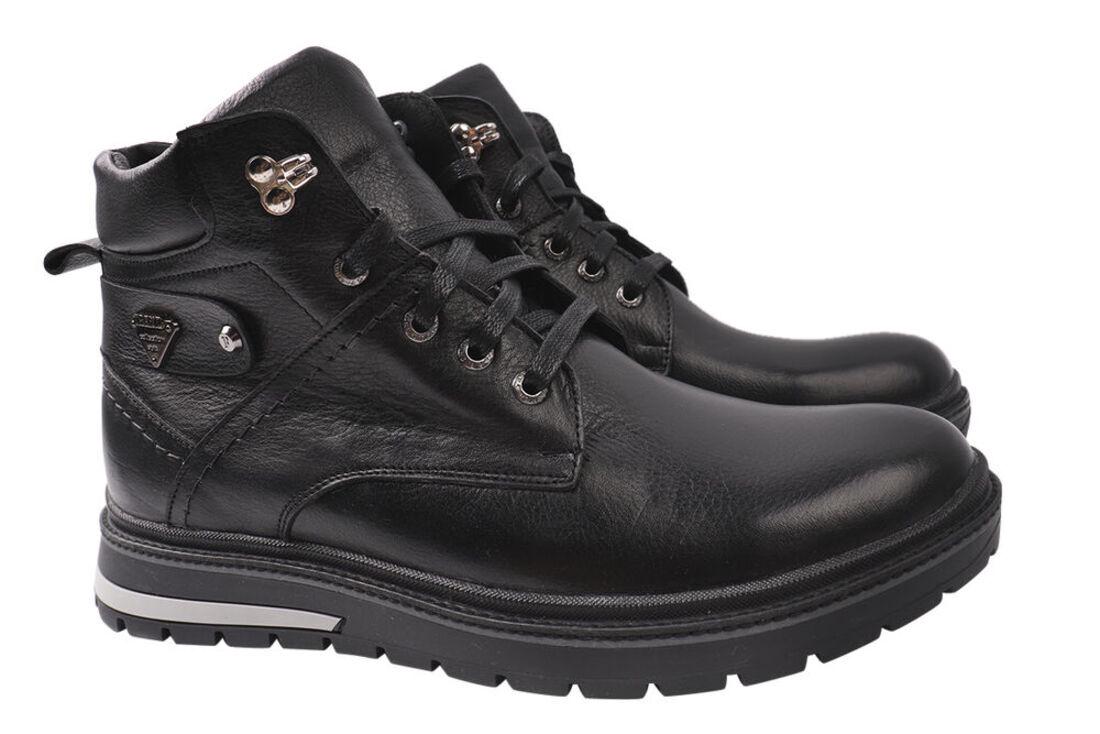 Ботинки мужские Flamanti из кожи высокие р. 42 Черный (88-21ZHC)