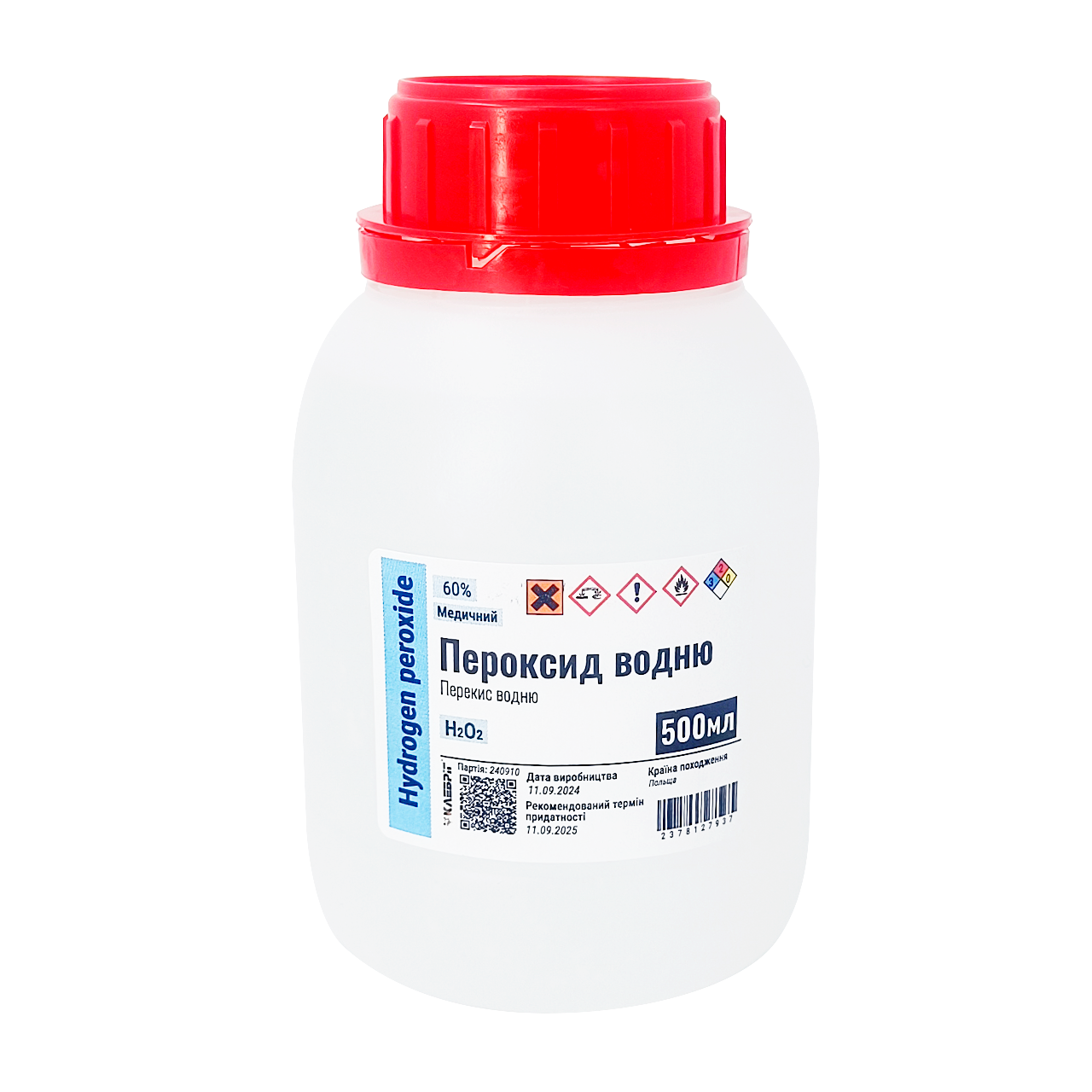Пероксид водорода 60% 0,5 л (2378127937)