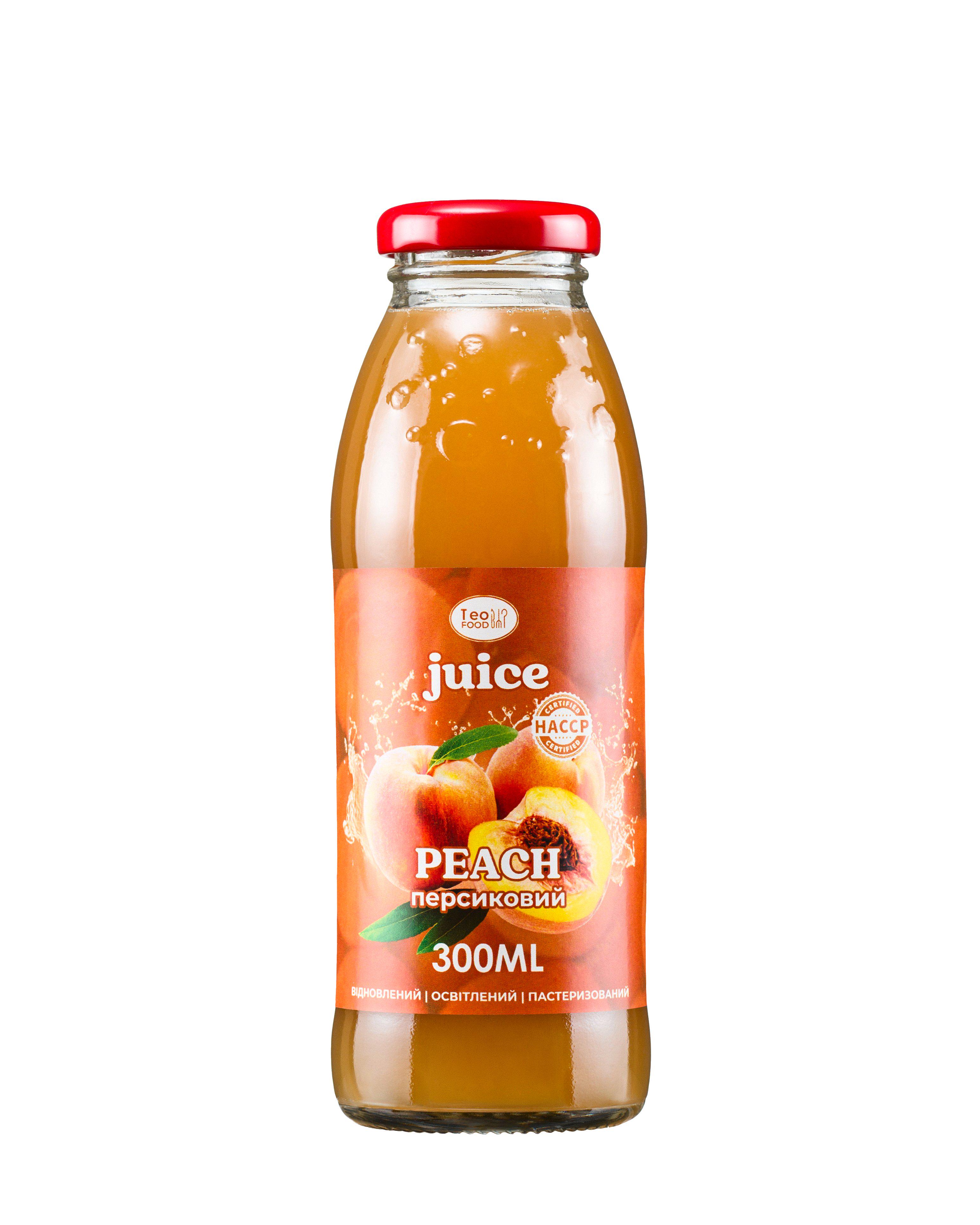 Сок восстановлен Персиковый 0,3 мл (31577694)