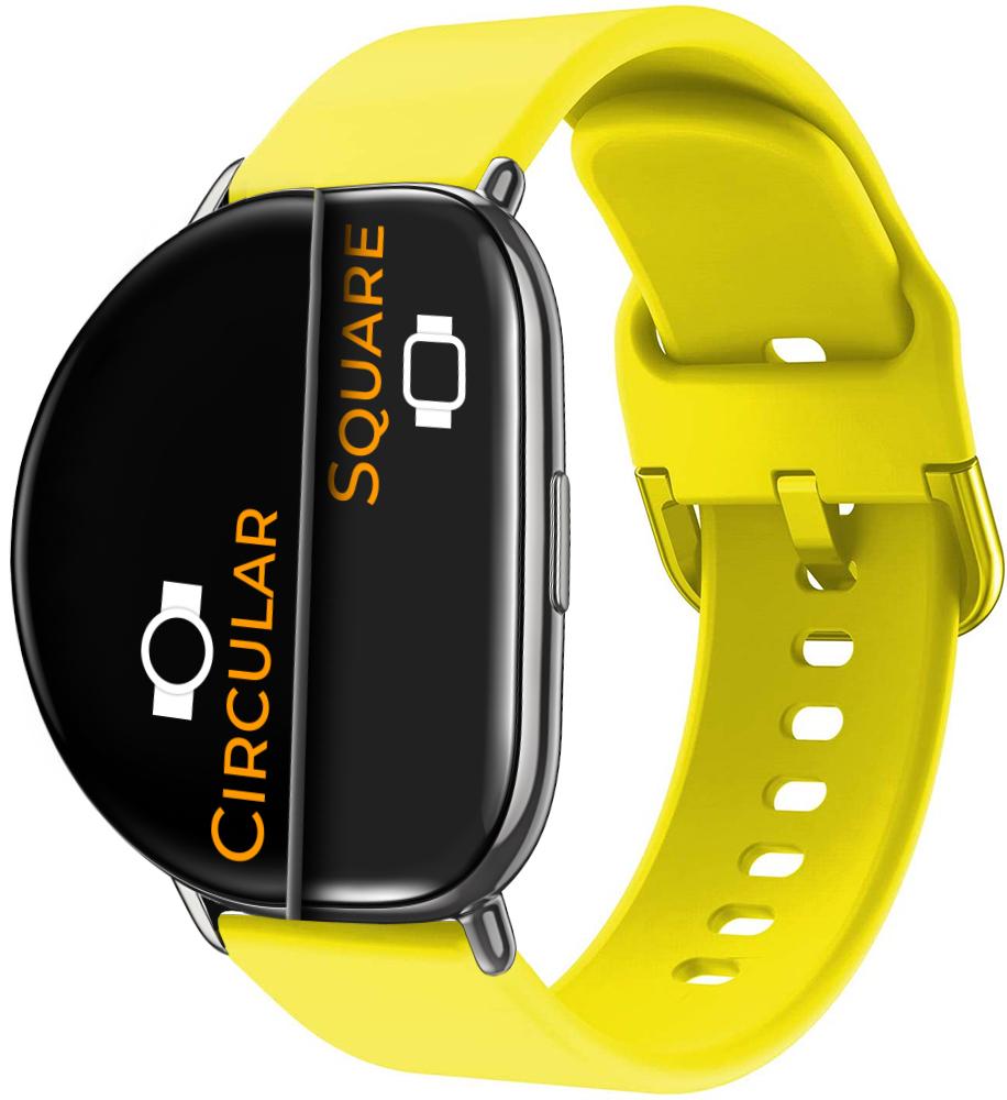 Ремешок Style для ZEPP E Square/Circular Yellow (26326-0A)