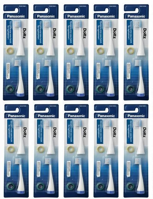 Насадка к электрической зубной щетке Panasonic WEW-0915E-W-AS4 10 блистеров