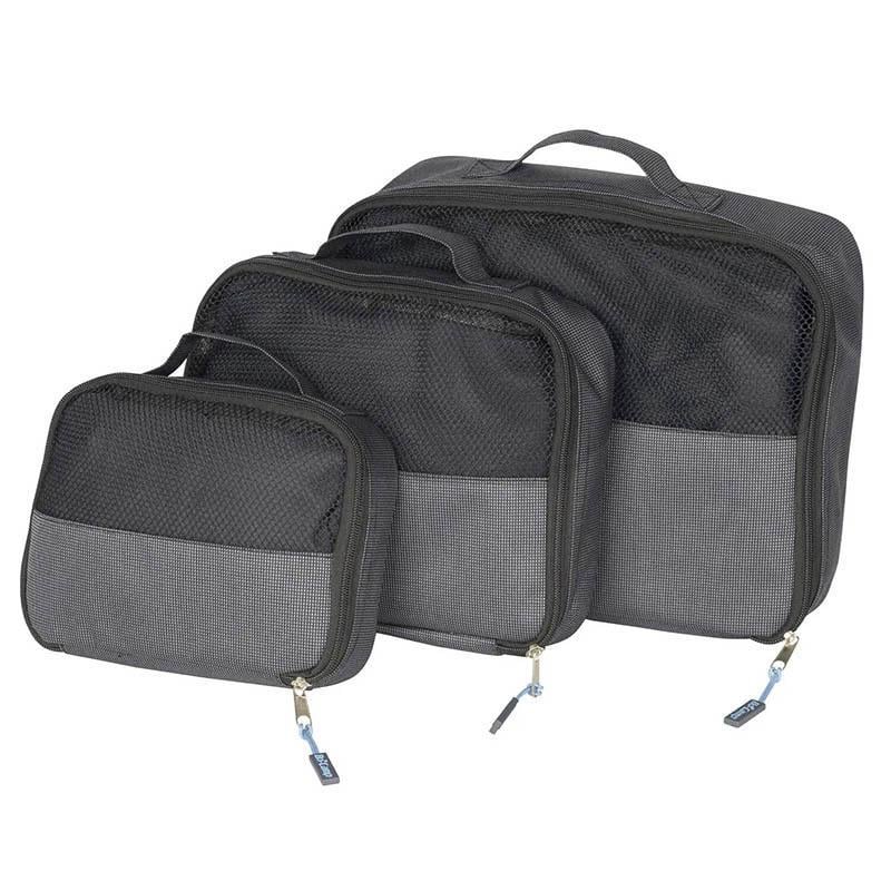 Набор дорожных органайзеров Bo-Camp Travel Pack Cube 3 PC Anthracite (DAS302129)