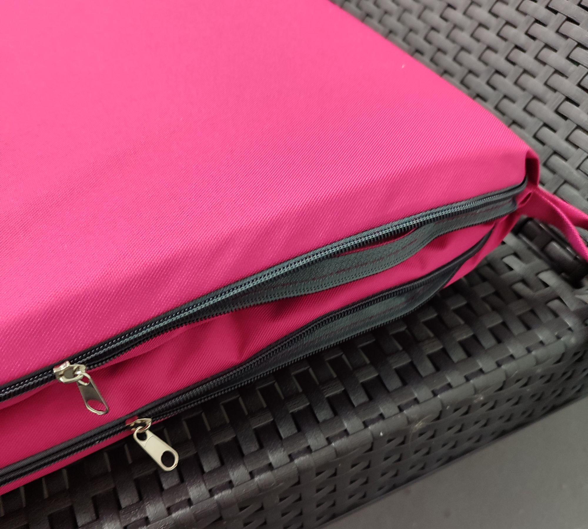 Матрац для шезлонга eGarden RIO 195x58x4 см Фуксія (5739) - фото 2 Матрац для шезлонга eGarden RIO 195x58x4 см Фуксія (5739) - фото 2