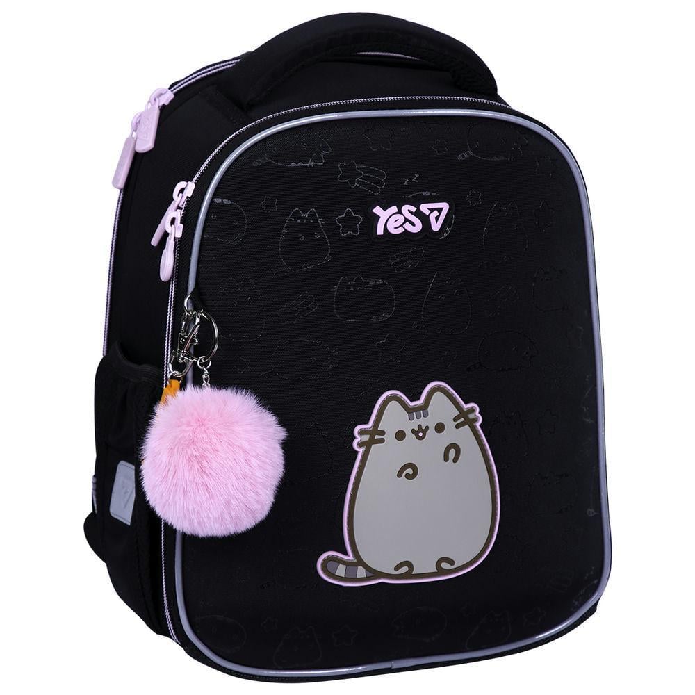 Рюкзак школьный YES My PusheenS 35x28x15 см 14,7л Черный (550206)