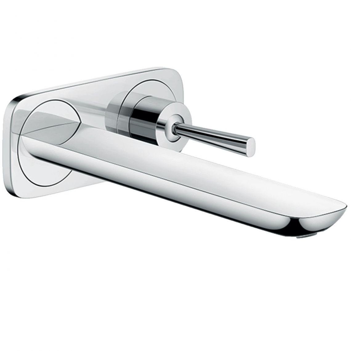 Смеситель для умывальника Hansgrohe PuraVida из стены слив 225 см Хром (15085000)