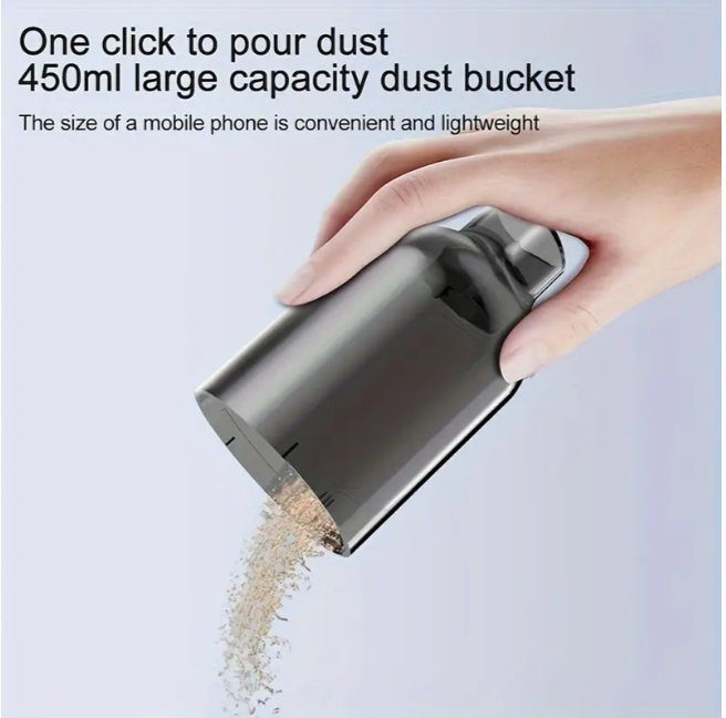 Автопилосос портативний 4в1 бездротовий акумуляторний 16000 Pa (1807) - фото 5