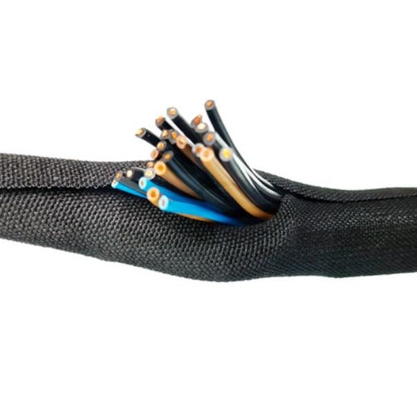 Кабельне обплетення самозакручуване еластичне D 12,7 мм 10 м Чорний (000049886)