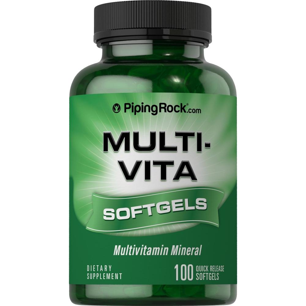 Вітамінно-мінеральний комплекс Piping Rock Multi-Vita 100 Softgels