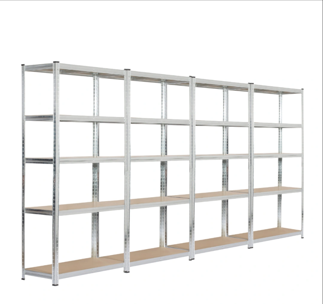 Набор стеллажей FunFit 5 полок МДФ 4 шт. Серебристый (LB3264X4)