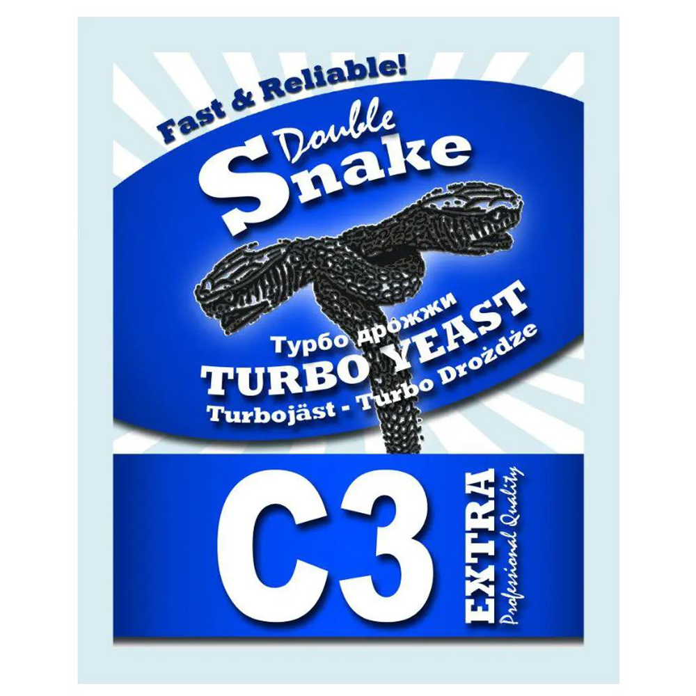 Турбо дрожжи Double Snake C-3 turbo yeast 90 г (7020)