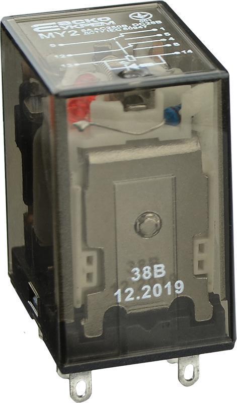 Реле промежуточное АСКО-Укрем 5А 2к 12V DC МY2 (A0090010023)