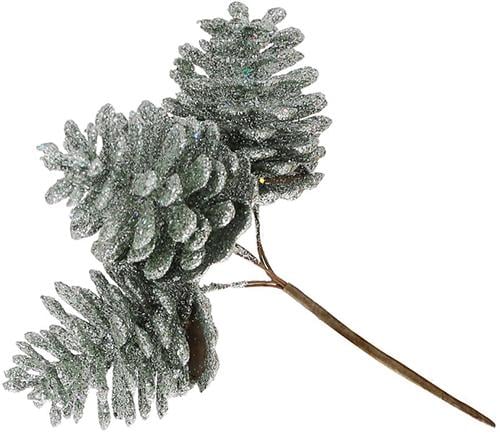 Декоративні шишки Bonadi пучок 3 шт. 13 см Евкаліпт (839-322)