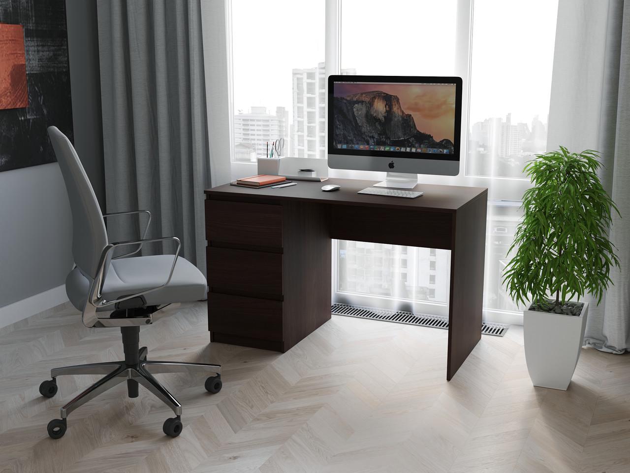 Стол компьютерный Moreli T-224 1200x755x600 мм Венге темный (mo-st224L-venge)