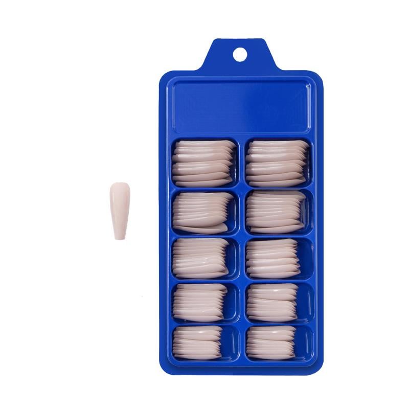 Накладні нігті Bananahall BLC021 Балерина 100 шт. Бежевий (A9948)