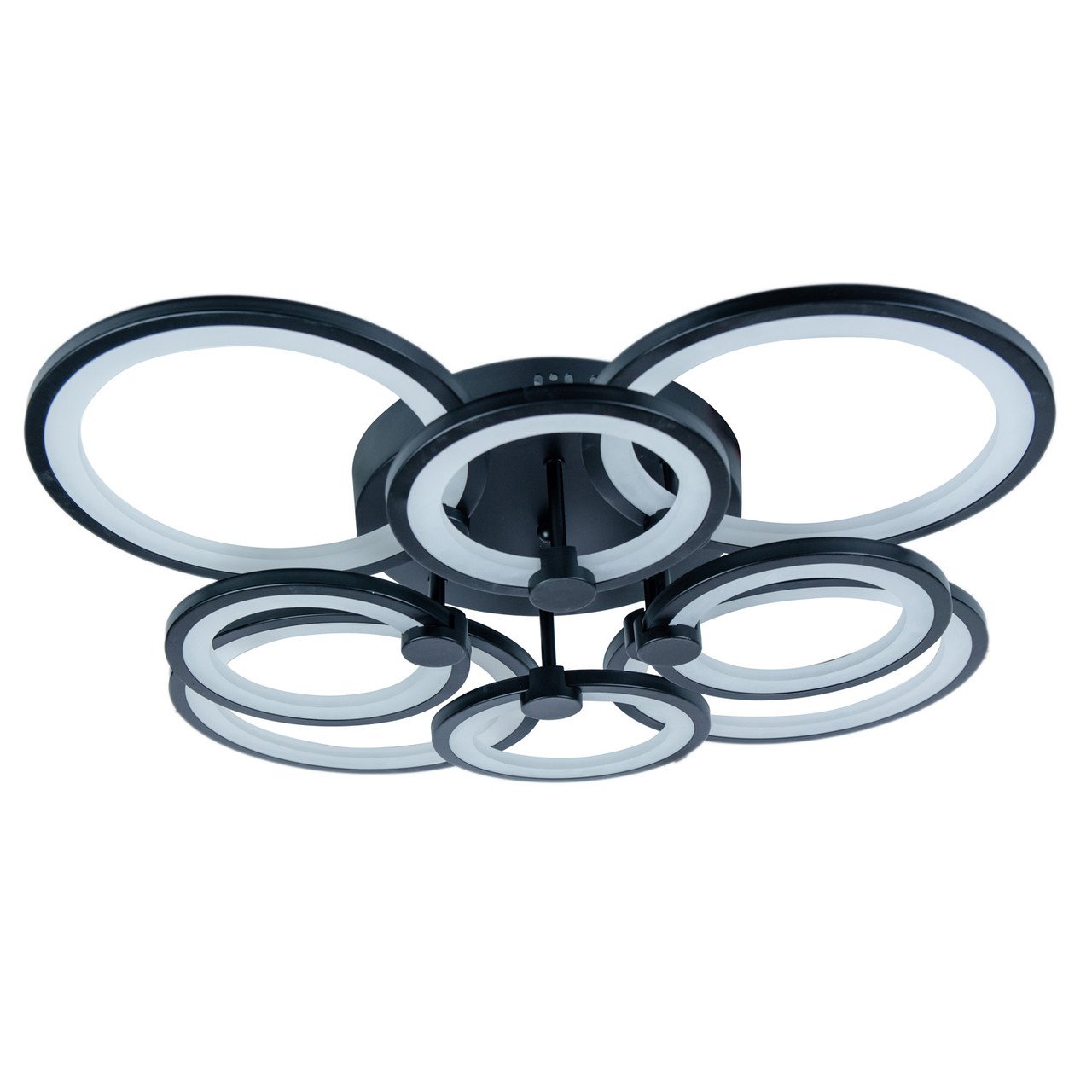 Люстра LED потолочная Sunlight 5332/4+4 Черный