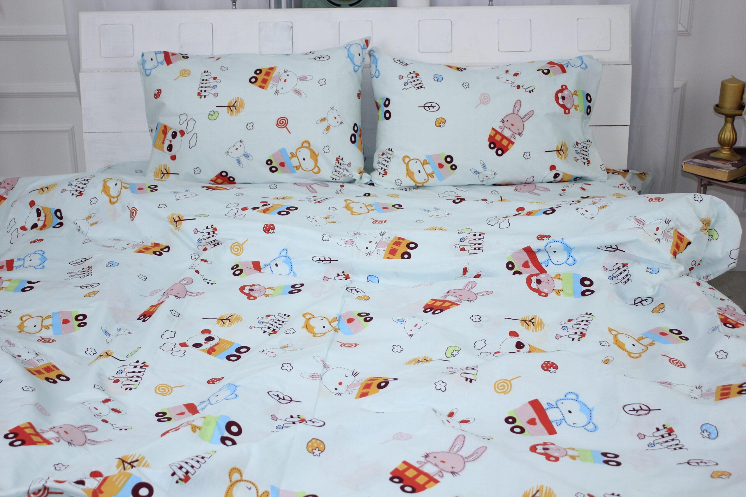 Комплект постельного белья MirSon 17-0513 Toys семейный бязь 143x210 см (2200003637557)