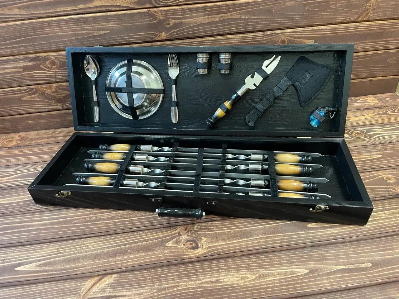 Набор шампуров Forest-Box-1 в кейсе (10642769)